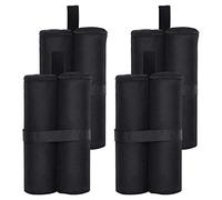RIOGOO 4 Pack Gazebo Sand Weights Industrial Grade Heavy Duty Double-Stitched Sand Weight Bags, Leg Weights for Pop up Canopy Tent Sun Shades, Umbrella, Trampolines Weighted Feet Bag