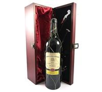 Rioja Riserva 1998 Ramon Lopez Murillo (Red wine) vintage wine in a silk lined wooden box with four wine accessories, 1 x 750ml