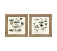 Riolis Bathroom Cross Stitch Kit, Cotton, Multi-Colour, 15 x 15 cm