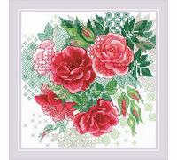 Riolis Blackwork Embroidery Kit, Multicoloured, 20 x 20 cm