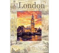 RIOLIS Cities of the World London Cross Stitch Kit, Multi-Color