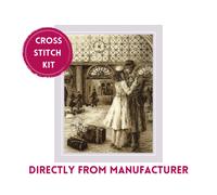 RIOLIS Counted Cross Stich Kit 2111 Old Photo. Rendezvous - Old-school Art- Love