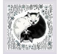 RIOLIS Counted Cross Stitch Kit 11.75"X11.75"-Yin and Yang