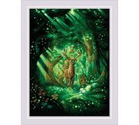 Riolis Counted Cross Stitch Kit – Forest Spirit – 11.75" x 15.75" – 14 Count