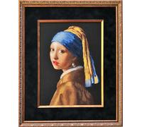 RIOLIS Counted Cross Stitch Kit 11.75"X15.75"-Girl with A Pearl Earring (14 Count)