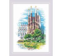 RIOLIS Counted Cross Stitch Kit 11.75"X15.75"-Sagrada Familia (14 Count)