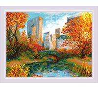 RIOLIS Counted Cross Stitch Kit 15.75"X11.75"-Central Park (14 Count)