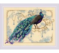 RIOLIS Counted Cross Stitch Kit 15.75"X11.75"-Eastern Fairy Tale (14 Count) | Animal design, 14 ct beige Zweigart Aida, 25 Anchor cotton colors, intermediate level, chart & needle included