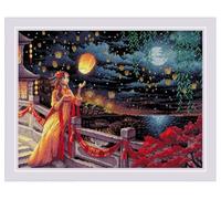 RIOLIS Counted Cross Stitch Kit 15.75"X11.75"-Lantern Festival (14 Count)