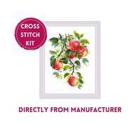 RIOLIS Counted Cross Stitch Kit 1938 Juicy Apples- Red Ripe Apples on a Tree