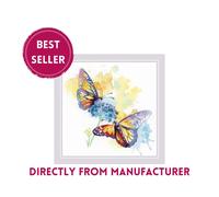 RIOLIS Counted Cross Stitch Kit 1941 Colorful Flight, Beautiful Fly Themed Art