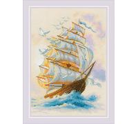 Riolis Counted Cross Stitch kit 2128 Wandering Wind, Beige