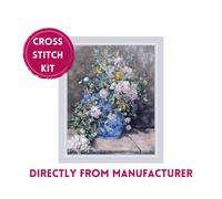 RIOLIS Counted Cross Stitch Kit 2137 Spring Bouquet after P.A. Renoir's Painting