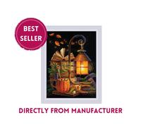 RIOLIS Counted Cross Stitch kit 2146 Cozy Autumn- Fall Evening - Halloween Theme