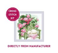 RIOLIS Counted Cross Stitch Kit 2163 Sweet Dreams, Adorable Kitten Sleeping