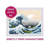 RIOLIS Counted Cross Stitch Kit 2186 The Great Wave off Kanagawa after K.Hokusai