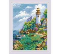 Riolis Counted Cross Stitch Kit 2188 Quiet Harbor 30x40 cm DIY