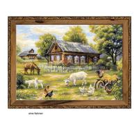 Riolis counted cross stitch Kit Afternoon in the Country, DIY