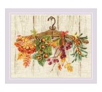 Riolis counted cross stitch kit "Gifts of Autumn", 30x24cm, DIY