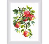 Riolis counted cross stitch kit "Juicy Apples", 30x40cm, DIY