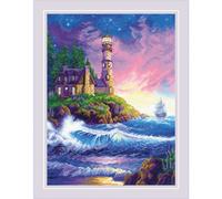 Riolis counted cross stitch kit "Lighthouse", 30x40cm, DIY