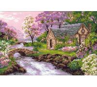 Riolis counted cross stitch Kit The Spring View, DIY