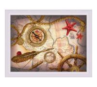 Riolis counted cross stitch kit "Treasure Hunting", 40x30cm, DIY