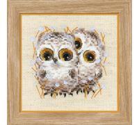 RIOLIS Cross Stitch Kit - 1755 - Little Owls