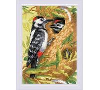 RIOLIS Cross Stitch Kit - 1851 - Woodpecker