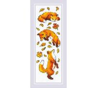 RIOLIS Cross Stitch Kit - 1879 - Foxes in Leaves