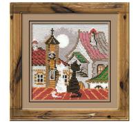 RIOLIS Cross Stitch Kit - 611 - City Cats Spring