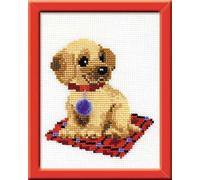 RIOLIS Cross Stitch Kit - HB-067 - Happy Bee Puppy