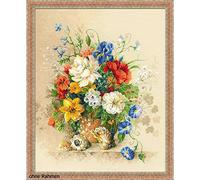 RIOLIS Flemish Summer Cross Stitch Kit, Multi-Color