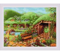 Riolis Green Hills Counted Cross Stitch Kit
