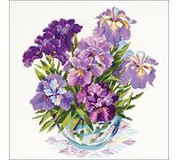 Riolis Irises in Vase