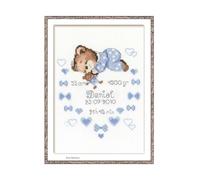 Riolis Cross Stitch Kit - 1124 - Boy Birth Announcement