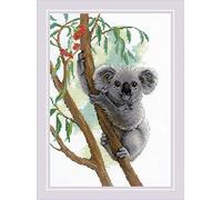 Riolis Kreuzstich Set Süsser Koala, Zählmuster, 21x30cm