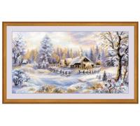 Riolis Kreuzstich-Set Winterabend, Zählmuster