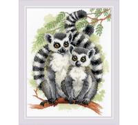 RIOLIS Counted Cross Stitch kit 2196 Lemurs