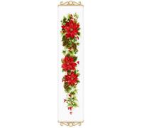 Riolis Poinsettia Banner Counted Cross Stitch Kit