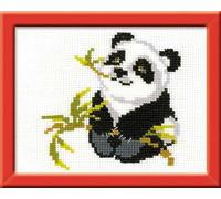 Riolis Stickbildset Kreuzstich Panda, Zählmuster