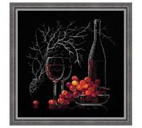 Riolis Still Life with Red Wine, Counted Cross Stitch Kit