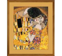 Riolis Cross-Stitch Kit The Kiss after G. Klimt's Painting