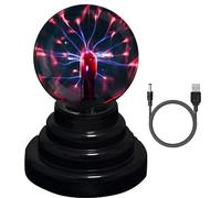 RioRand Plasma Ball,Touch Sensitive Plasma Lamp Light with USB OR Battery Powered Plasma Globe for Kids,Parties,Home,Decoration 3-Inches