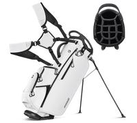 RIOROO Golf Stand Bag, Lightweight Waterproff Golf Club Bags with 14 Way Top Driver, 9 Pockets, Adjustable Double Shoulder Strap Golf Bags for Men Women