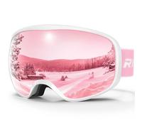 RIOROO Ski Goggles, Skiing Goggles For Snowboard Jet Snow 100% UV Protection, Anti-glare Ski Goggles Dual Lens For Women Men Youth OTG Over Helmet Compatible, Skiing Snowboarding Cycling Motorcycle