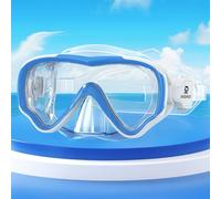 RIOROO Snorkel Mask For Kids, fog Proof and Leak Proof Floating Goggles, 180 ° High-Definition Panoramic Diving Mask With Nose Mask, Swimming Goggles for Boys, Girls, and Teenagers Aged 4-14