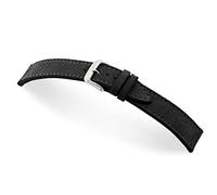 RIOS1931 Franklin Men's Watch Accessories Strap Mod. 152 Genuine Suede Leather Width 22 mm Length 114/82 mm Colour Black