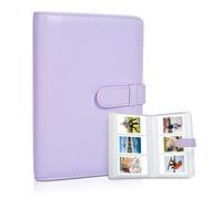 Riosin 108 Pockets Mini Album Compatible with Fujifilm Instax Mini film, Suitable for Instax Mini 13/12/11/7+/9/Evo/Link 2, 2x3"Photo Album for Canon ivy 2 Kpop Photocard(Lilac Purple)