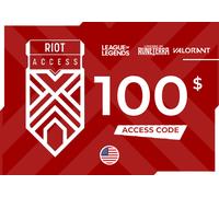 Riot Access Code 100 USD Key - UNITED STATES